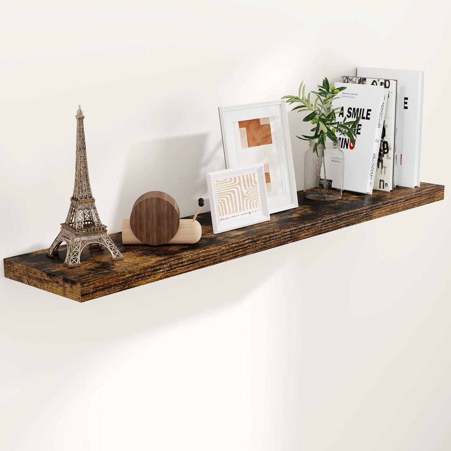 ShelfLoft 9.3 Inch Deep Floating Wall Shelves