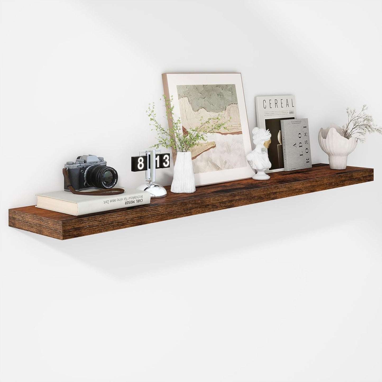 ShelfLoft 12 Inch Deep Farmhouse Wall Mounted Display Floating Shelves