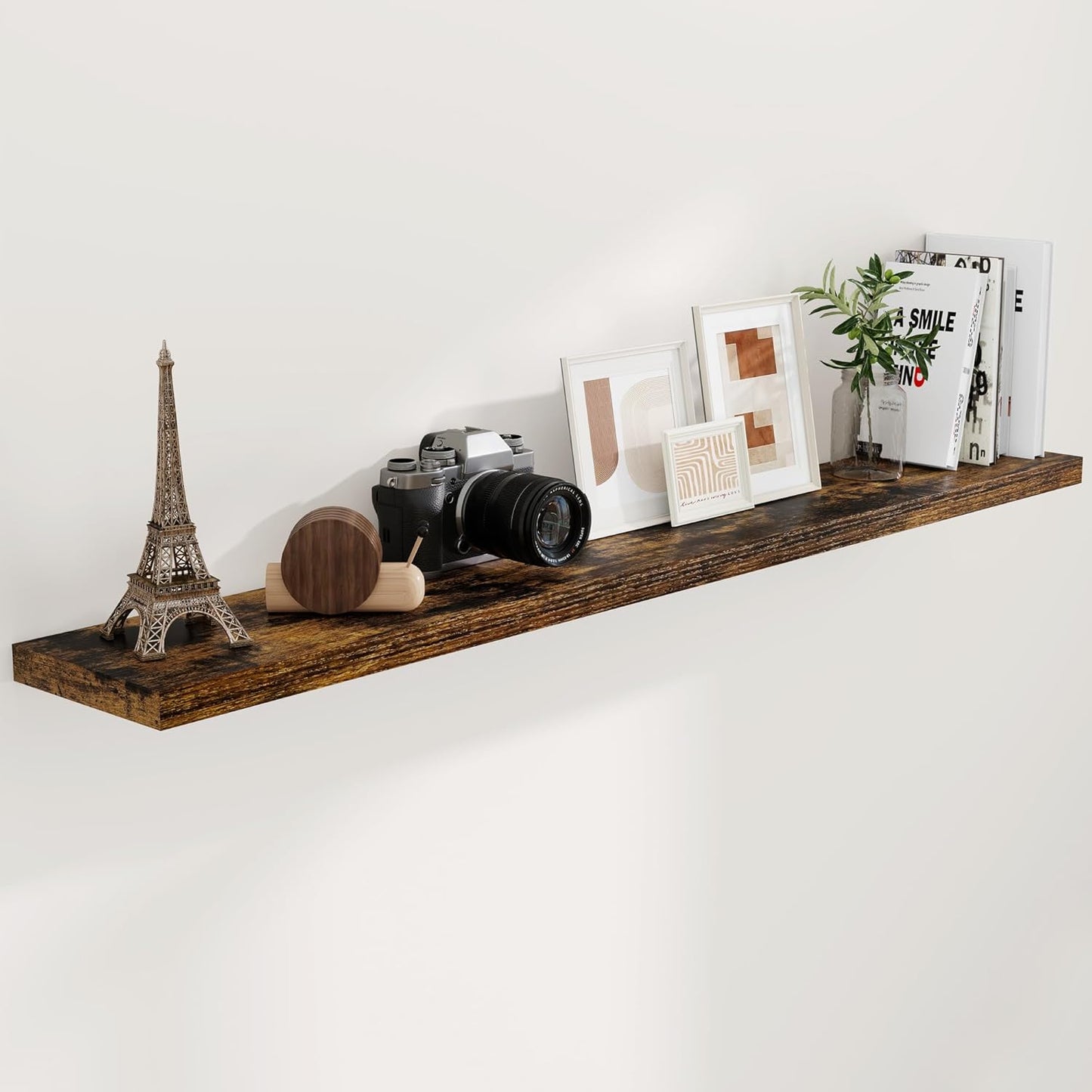 ShelfLoft 9.3 Inch Deep Floating Wall Shelves