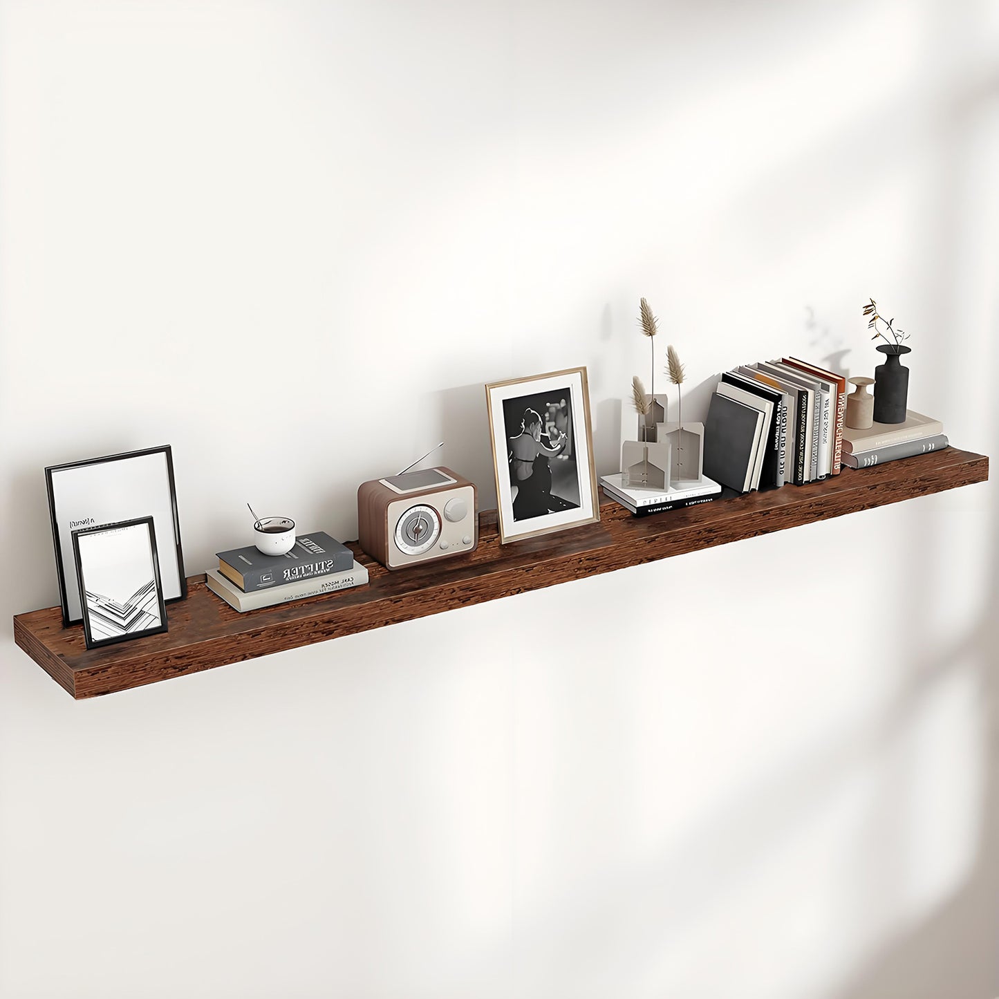 Shelfloft 9.3 Inch Deep Floating Shelves Large Wall Mounted Shelves with Invisible Brackets