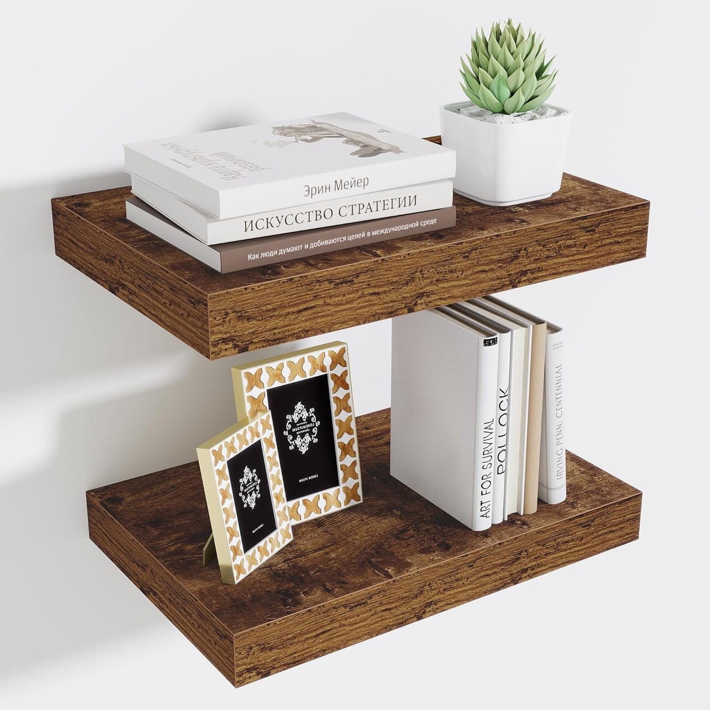 ShelfLoft 9 Inch Deep Floating Shelves for Wall Storage