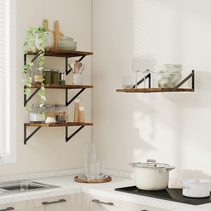 ShelfLoft 8 Inch Deep Floating Shelves for Wall