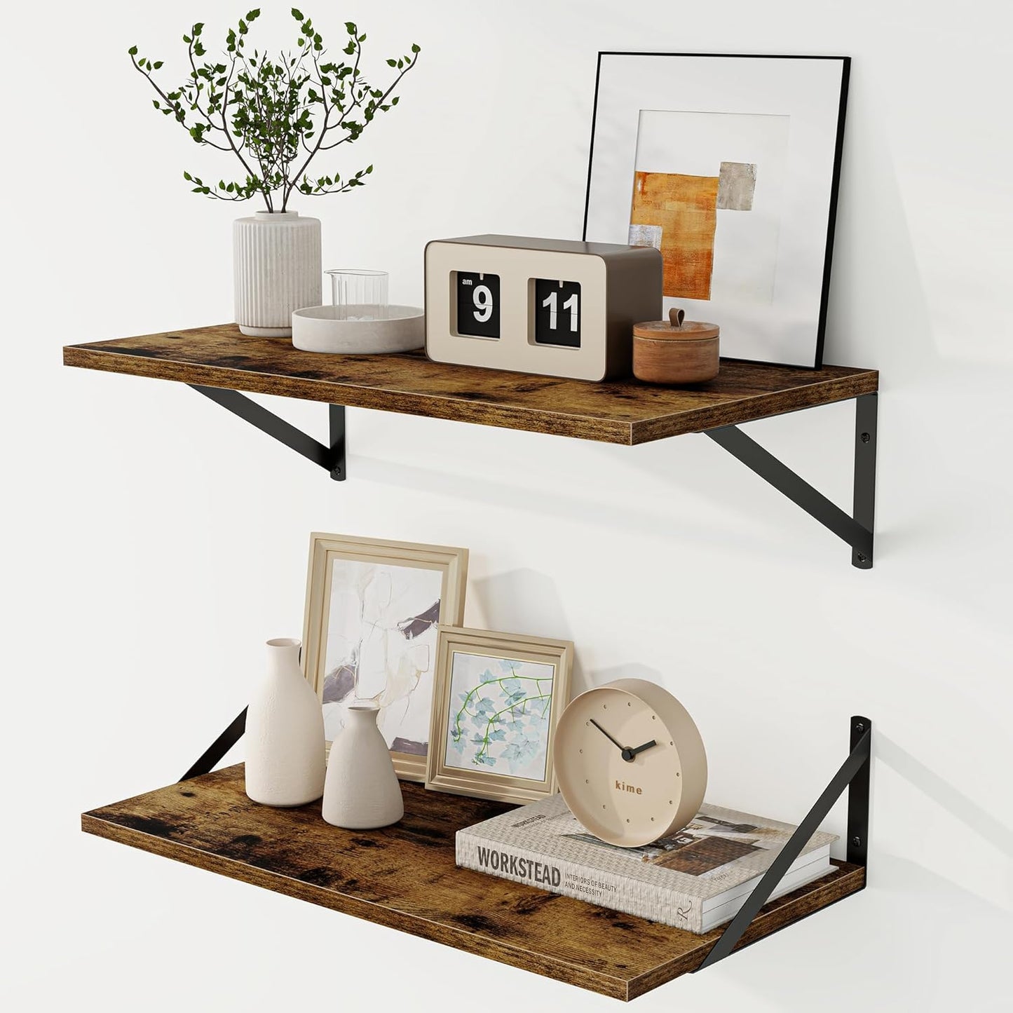 ShelfLoft 8 Inch Deep Floating Shelves for Wall