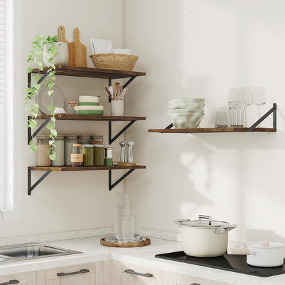 ShelfLoft 8 Inch Deep Floating Shelves for Wall