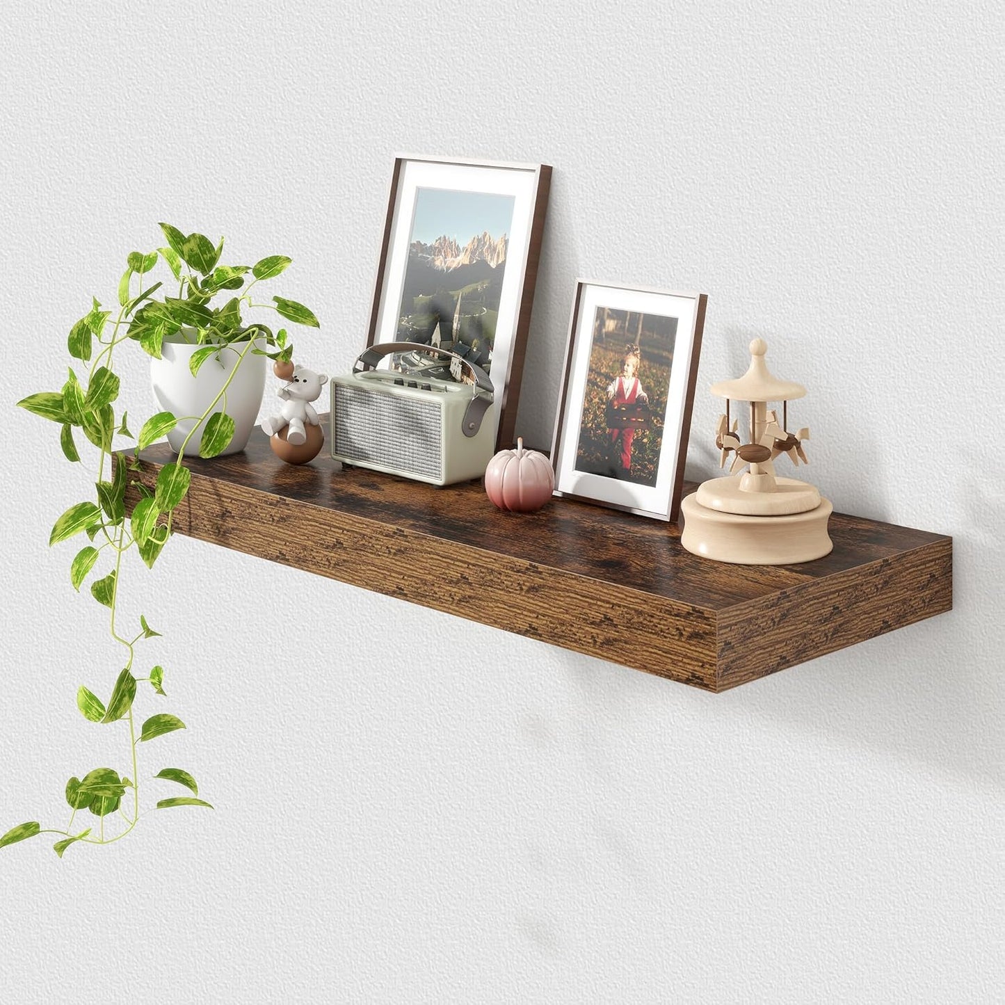 ShelfLoft 11.6 Inch Deep Floating Shelves for Wall Storage