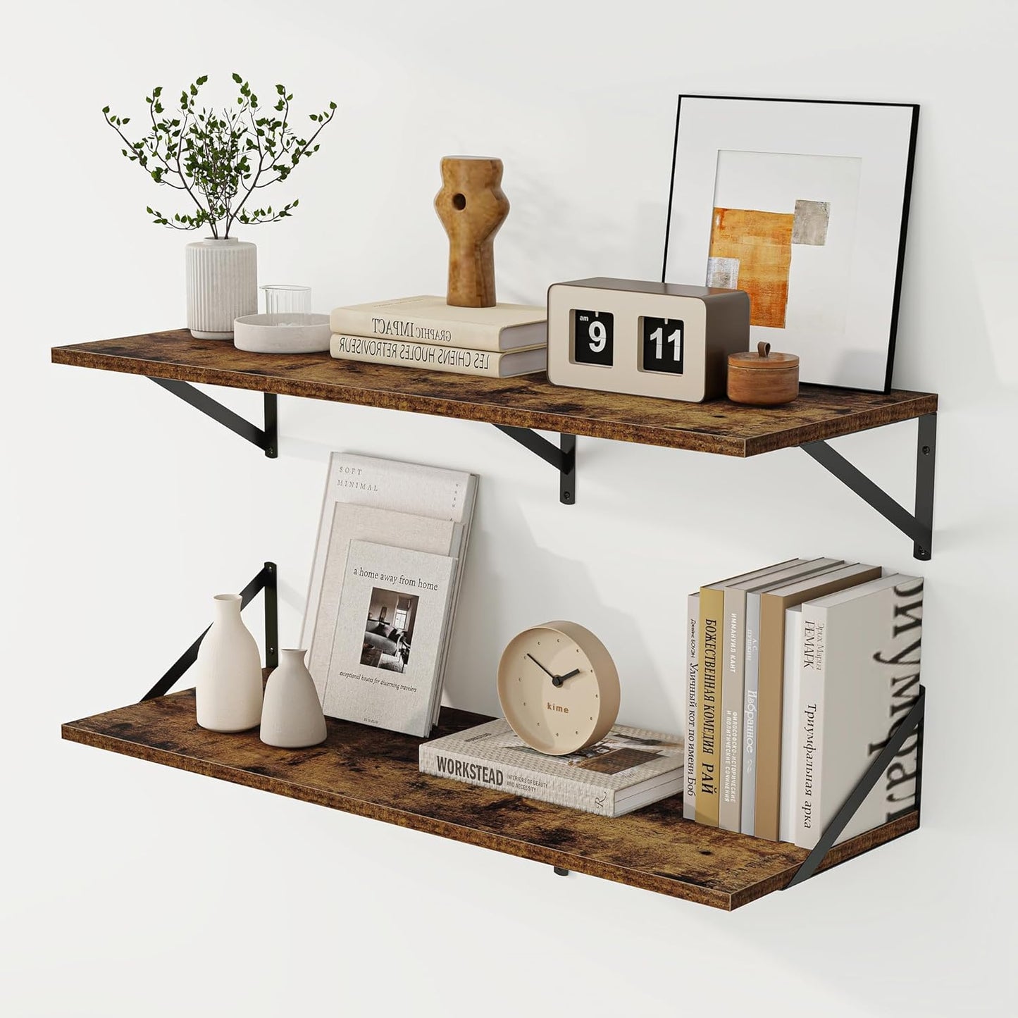 ShelfLoft 8 Inch Deep Floating Shelves for Wall