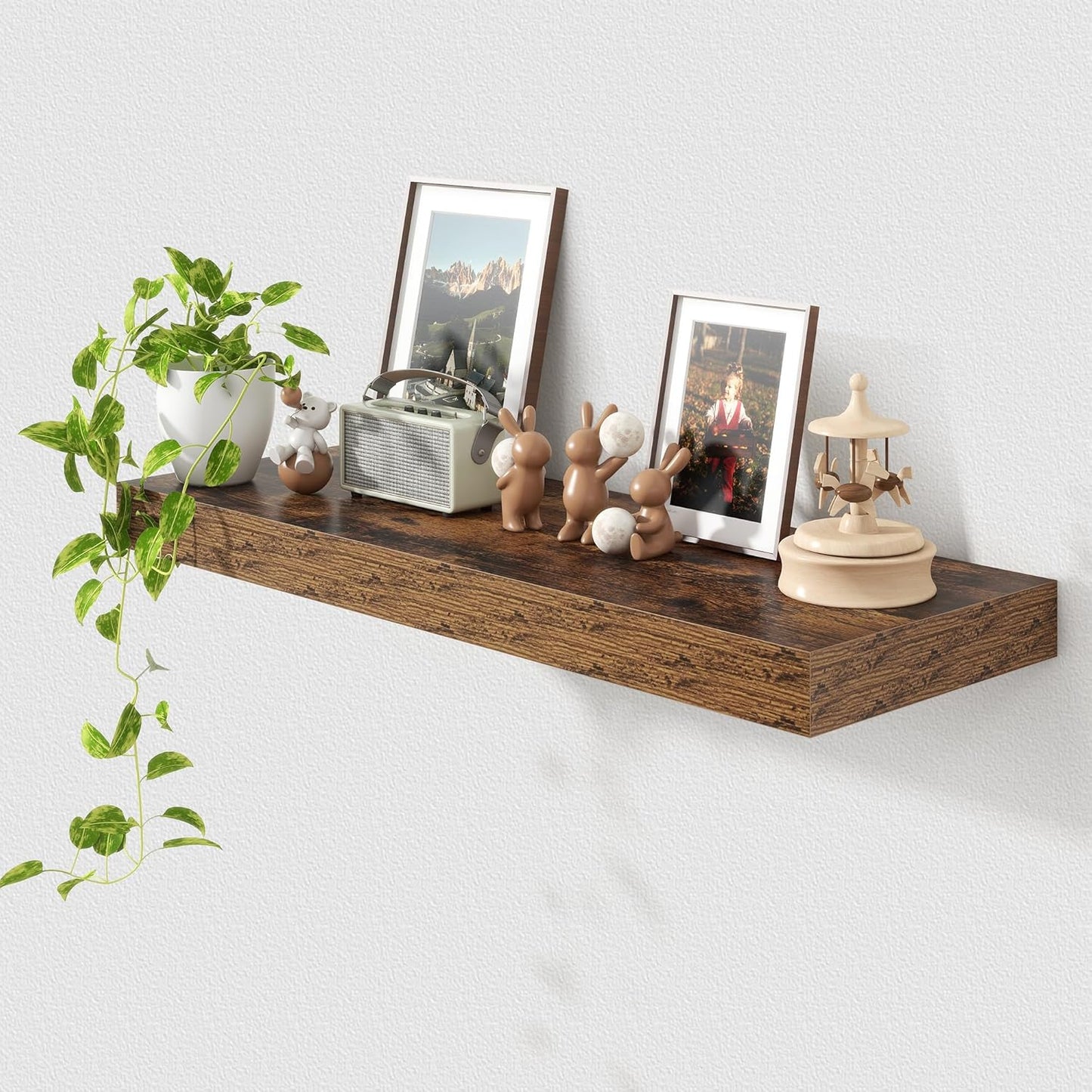 ShelfLoft 11.6 Inch Deep Floating Shelves for Wall Storage
