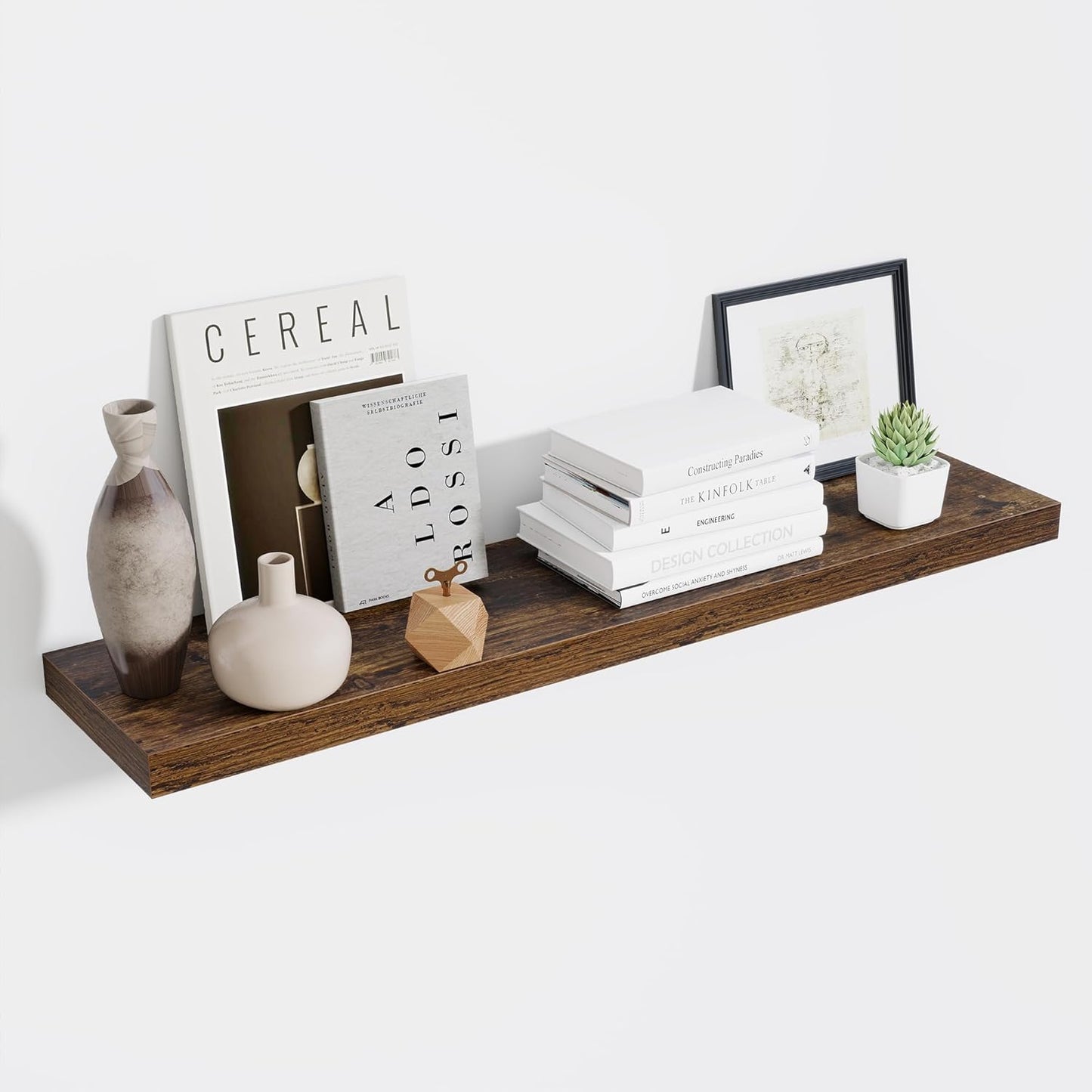 ShelfLoft 9 Inch Deep Floating Shelves for Wall Storage