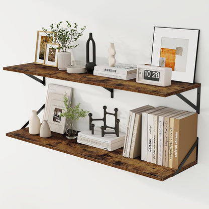 ShelfLoft 8 Inch Deep Floating Shelves for Wall