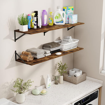 ShelfLoft 8 Inch Deep Floating Shelves for Wall