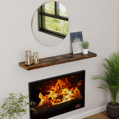 ShelfLoft 9.3 Inch Deep Floating Wall Shelves