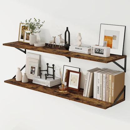 ShelfLoft 8 Inch Deep Floating Shelves for Wall