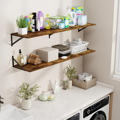 ShelfLoft 8 Inch Deep Floating Shelves for Wall