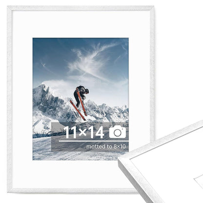 c 9 Sizes Thin Aluminum Metal Picture Frame with High Definition Plexiglass