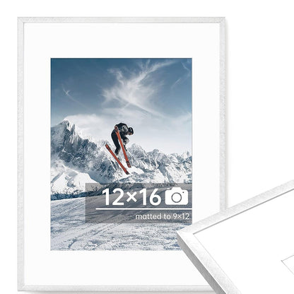 c 9 Sizes Thin Aluminum Metal Picture Frame with High Definition Plexiglass