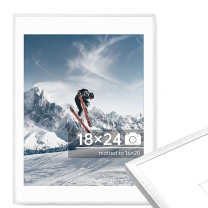 c 9 Sizes Thin Aluminum Metal Picture Frame with High Definition Plexiglass