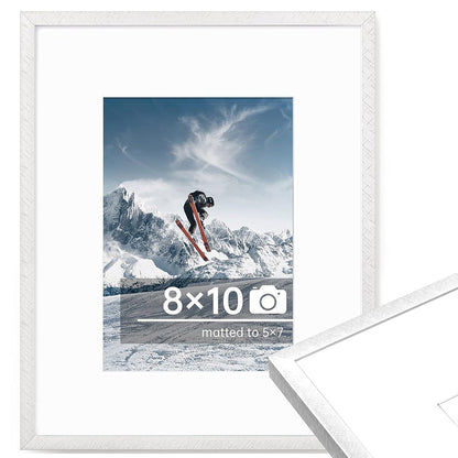 c 9 Sizes Thin Aluminum Metal Picture Frame with High Definition Plexiglass