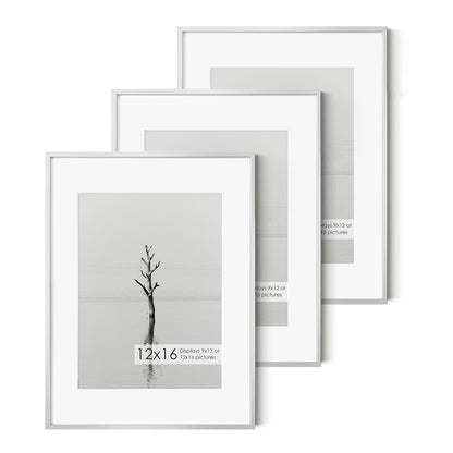 ShelfLoft 16 Sizes Metal Picture Frame Aluminum Photo Frames