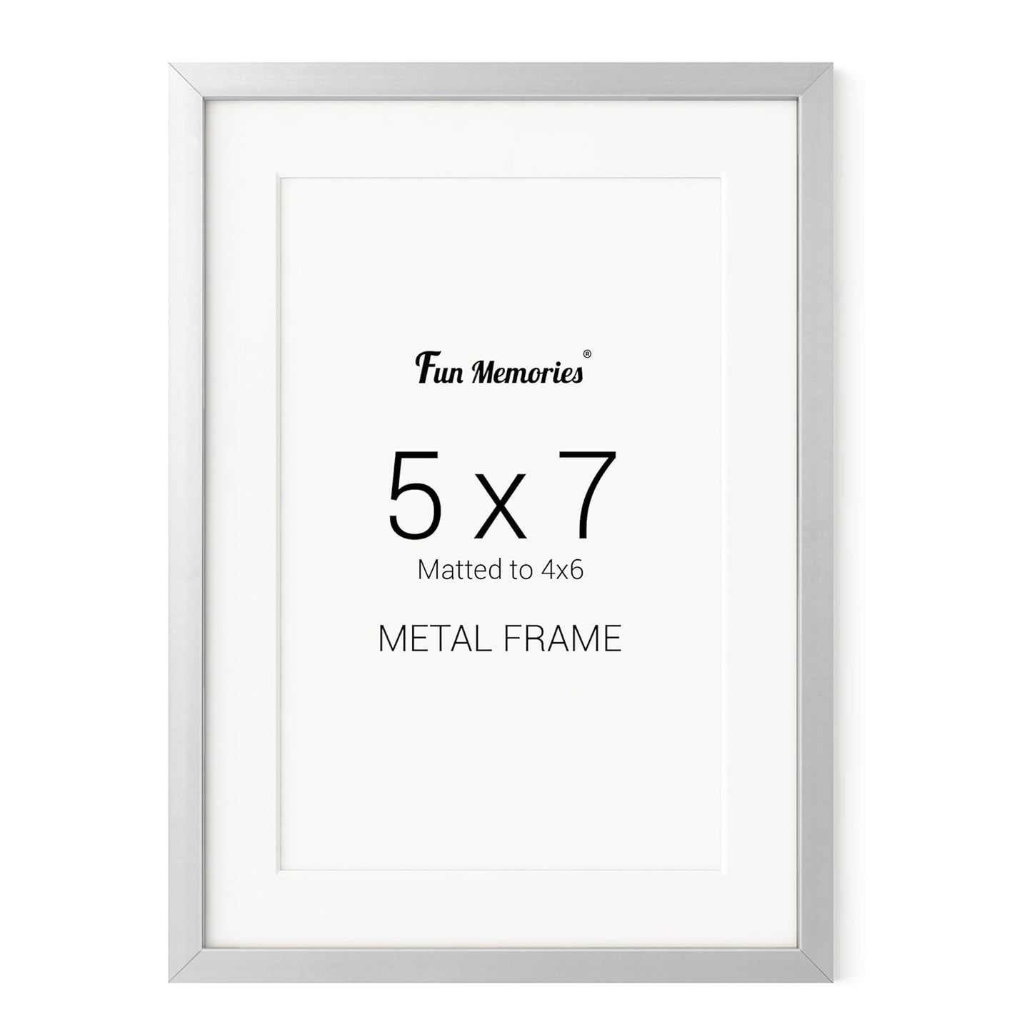 ShelfLoft 16 Sizes Metal Picture Frame Aluminum Photo Frames