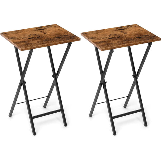 TV Tray Folding Dinner Table Set of 2