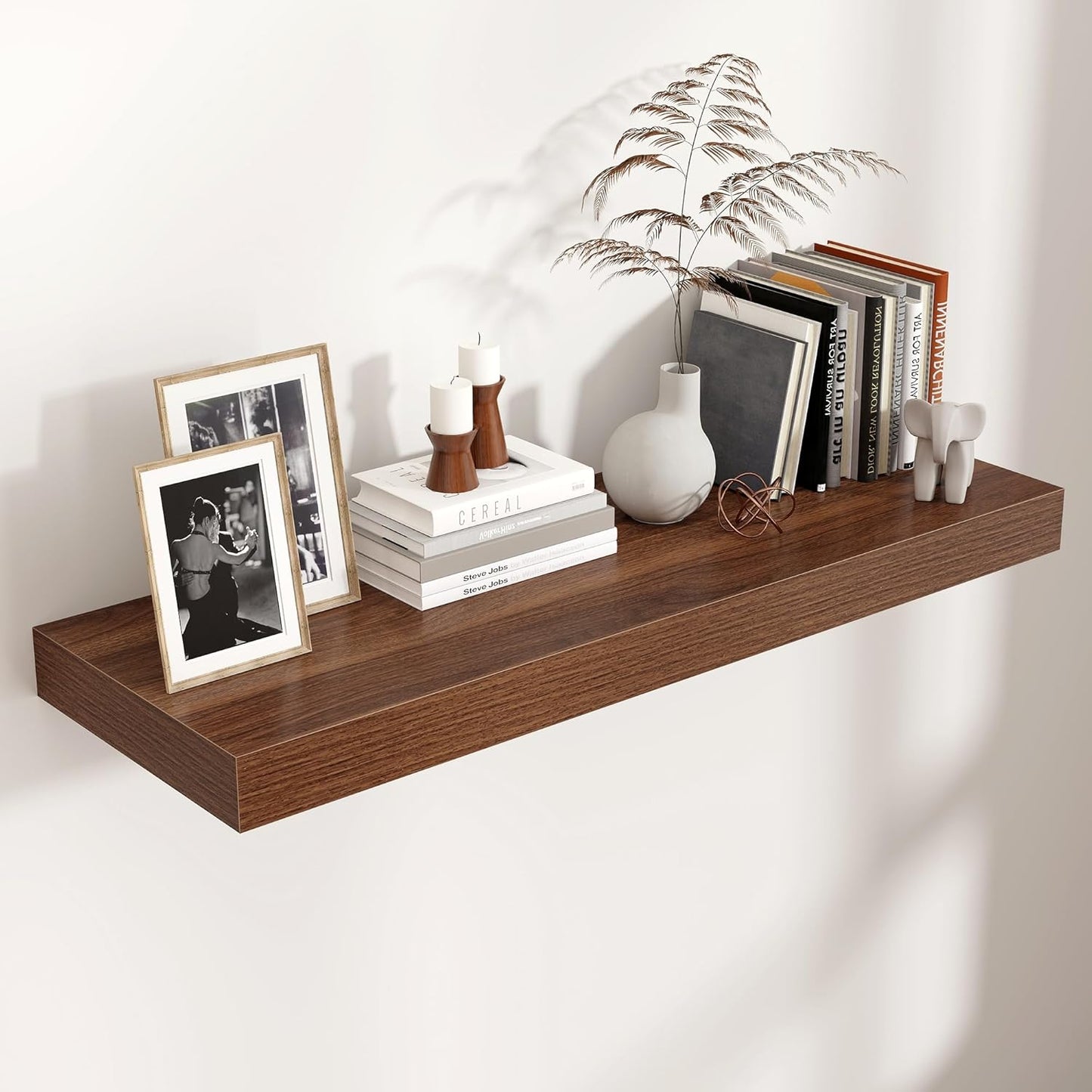 Shelfloft 12 Inch Deep Long Wood Floating Wall Shelves