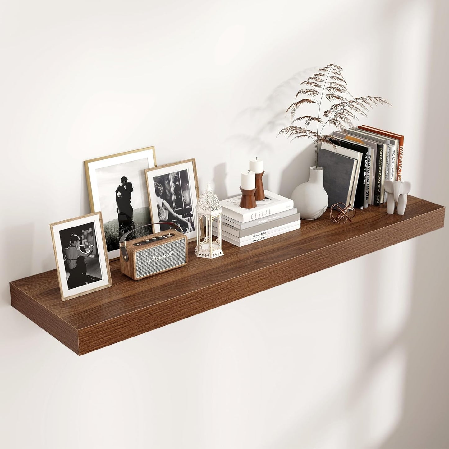 Shelfloft 12 Inch Deep Long Wood Floating Wall Shelves