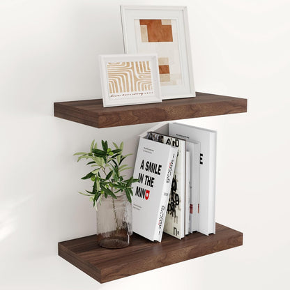 ShelfLoft 9.3 Inch Deep Floating Wall Shelves