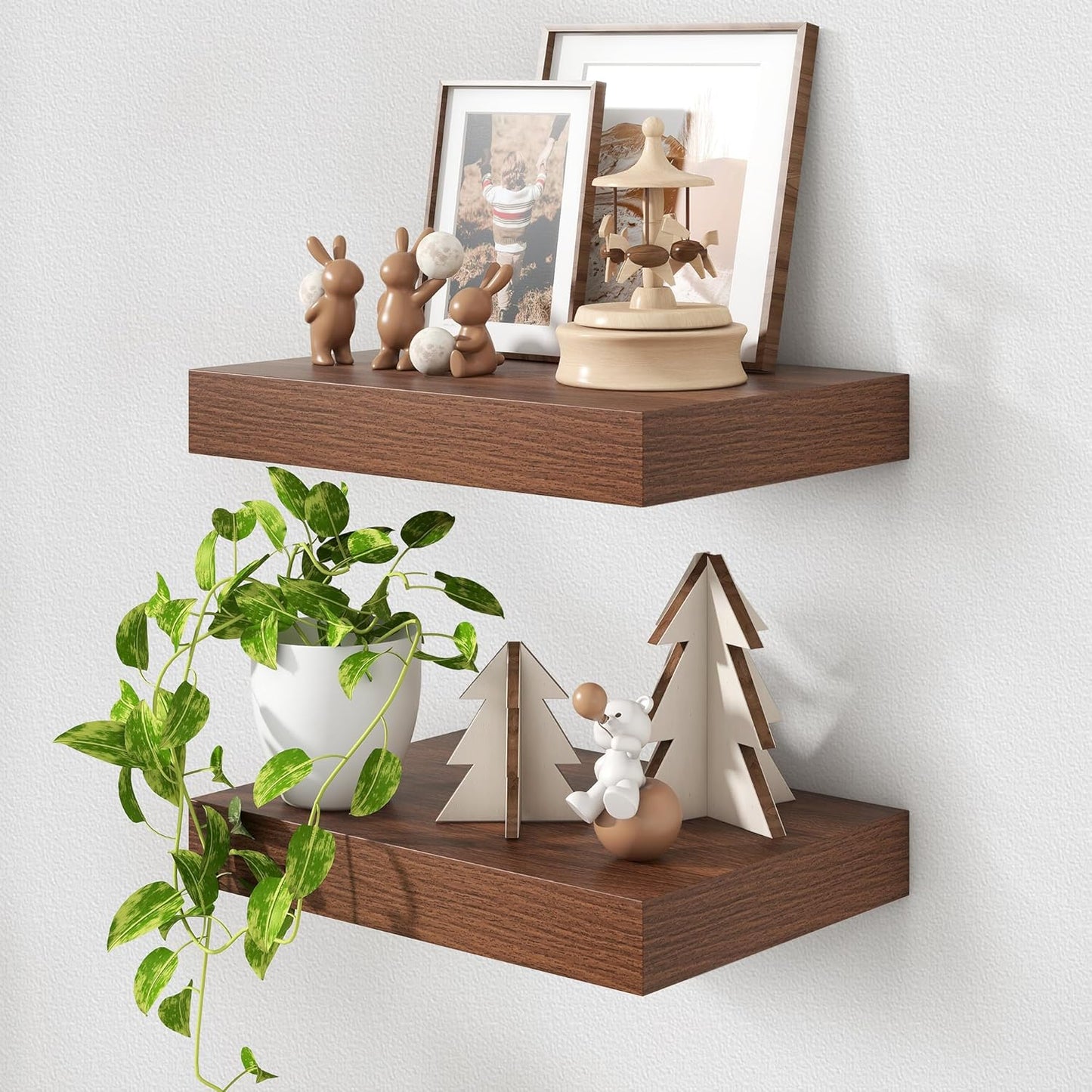 ShelfLoft 11.6 Inch Deep Floating Shelves for Wall Storage