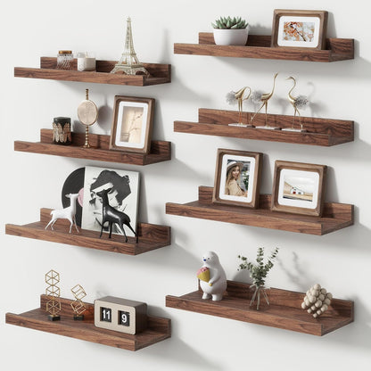 ShelfLoft 4.7 Inch Deep Picture Ledge Shelf Wall Mounted Floating Shelves