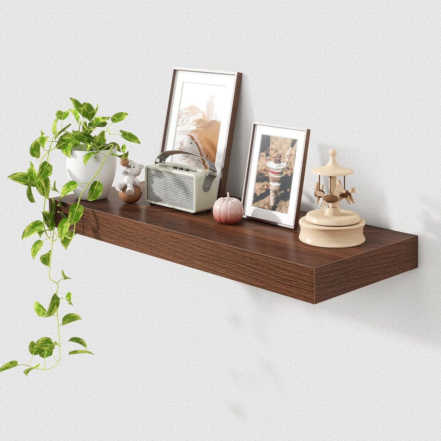ShelfLoft 11.6 Inch Deep Floating Shelves for Wall Storage
