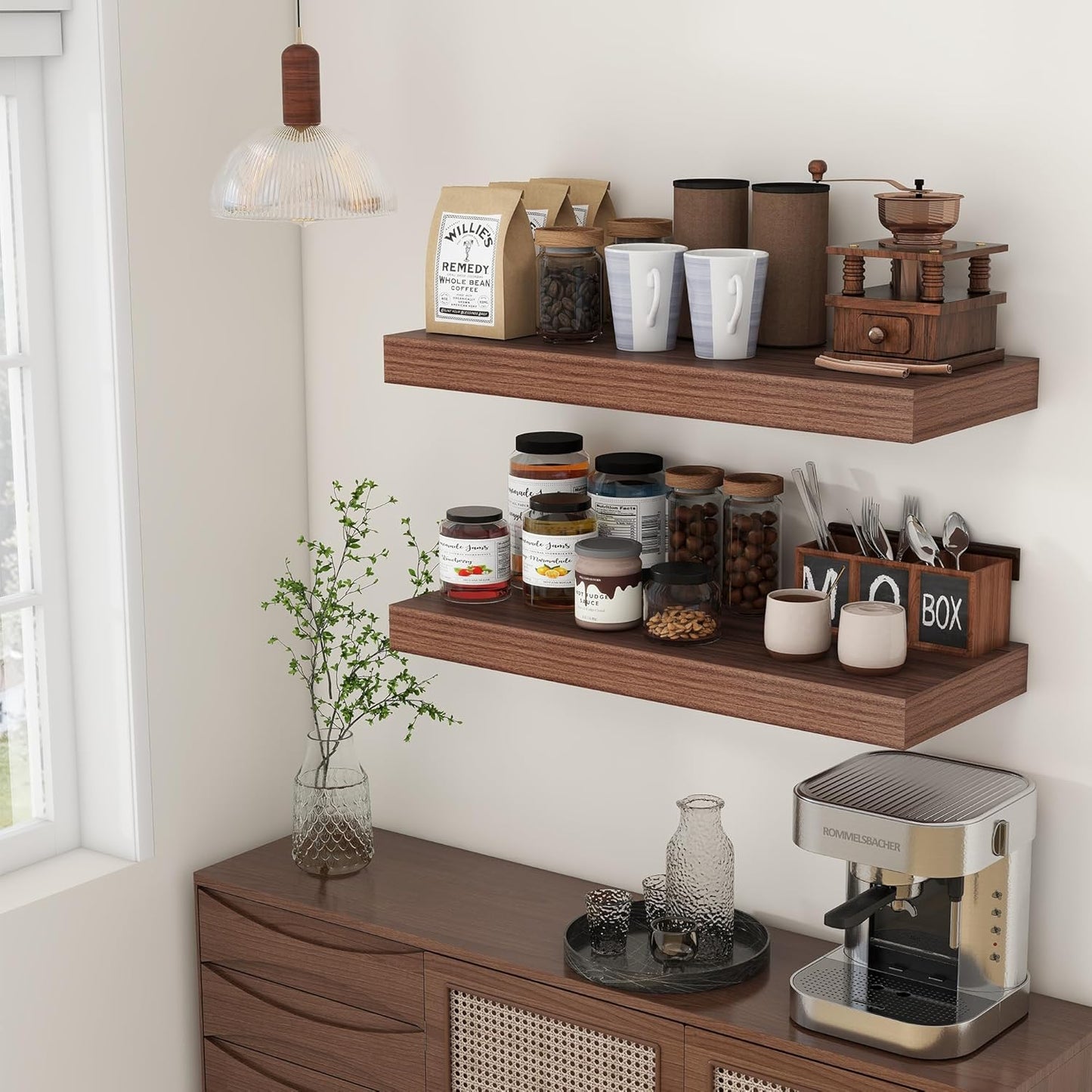 ShelfLoft 11.6 Inch Deep Floating Shelves for Wall Storage