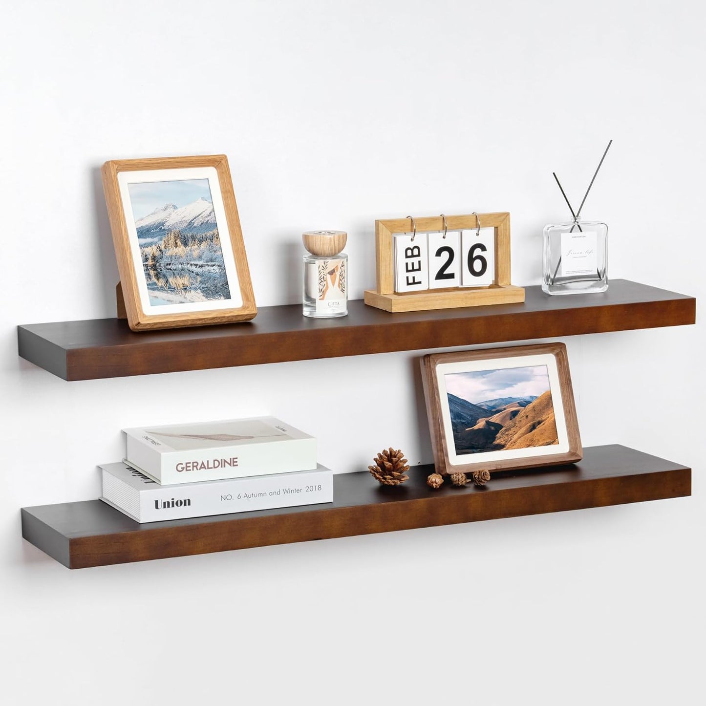 ShelfLoft 8 inch Deep Wall Storage Floating Shelves
