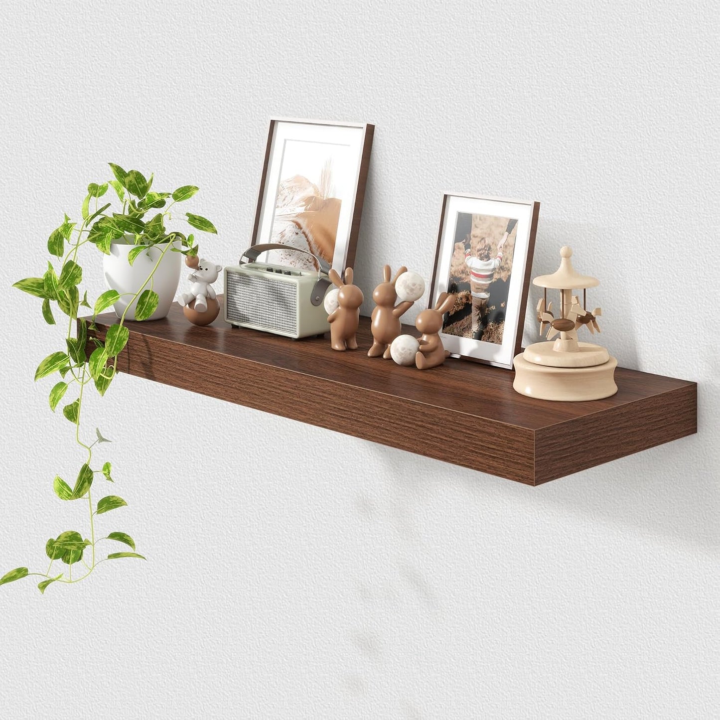 ShelfLoft 11.6 Inch Deep Floating Shelves for Wall Storage