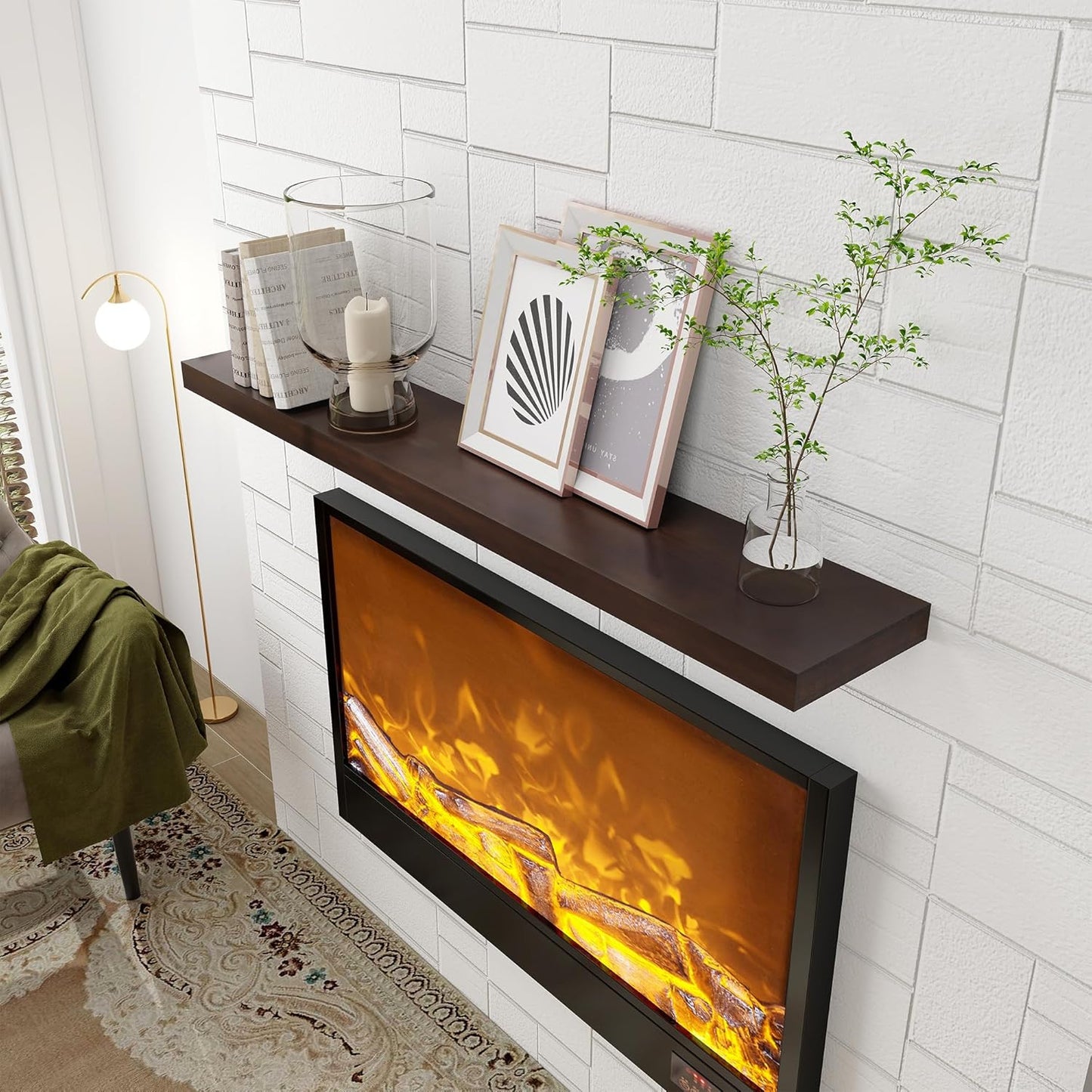 ShelfLoft 8 inch Deep Wall Storage Floating Shelves