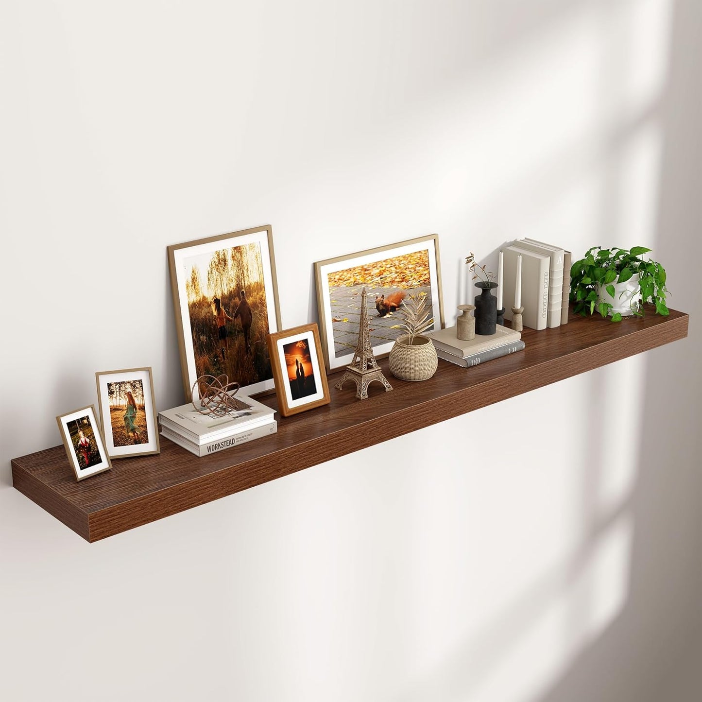 ShelfLoft 72" Wide x 11.6" Deep Floating Shelves for Wall Storage,1 Pack