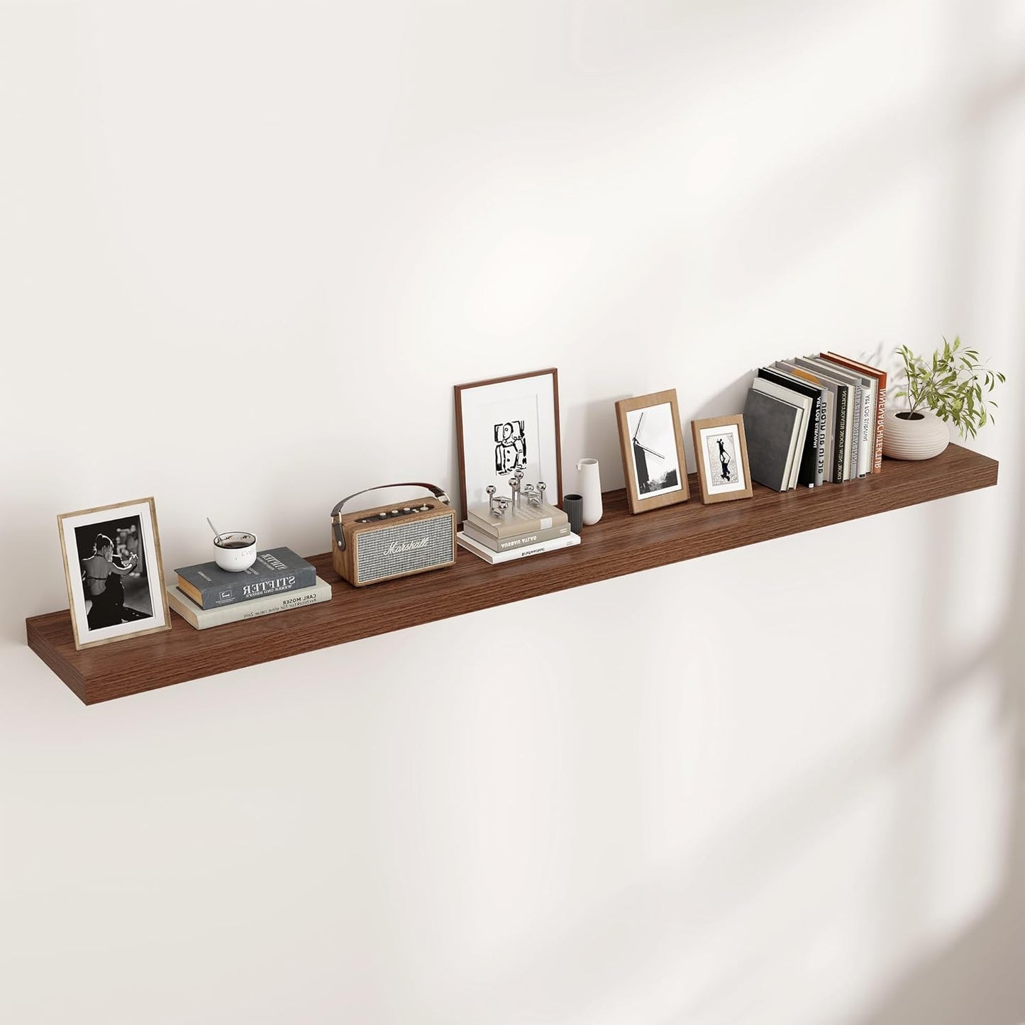 Shelfloft 9.3 Inch Deep Floating Shelves Large Wall Mounted Shelves with Invisible Brackets