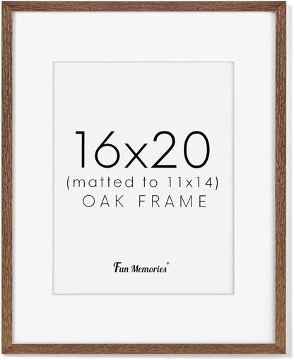 ShelfLoft 20 Sizes Wood Picture Frame, Home Decor Wall Hanging Photo Frame