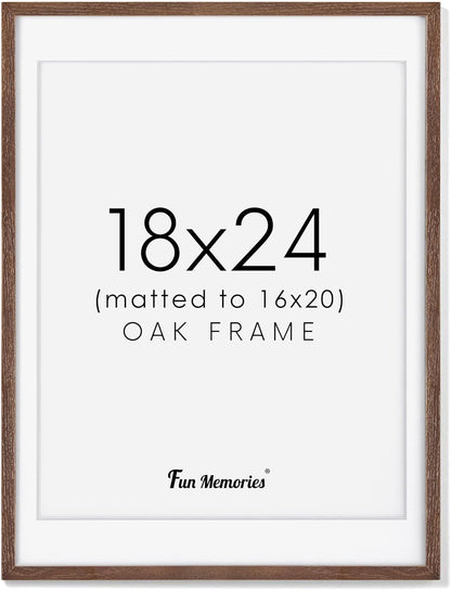 ShelfLoft 20 Sizes Wood Picture Frame, Home Decor Wall Hanging Photo Frame