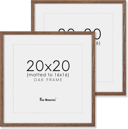 ShelfLoft 20 Sizes Wood Picture Frame, Home Decor Wall Hanging Photo Frame