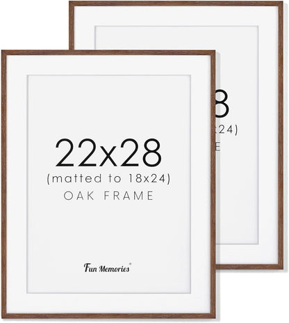 ShelfLoft 20 Sizes Wood Picture Frame, Home Decor Wall Hanging Photo Frame