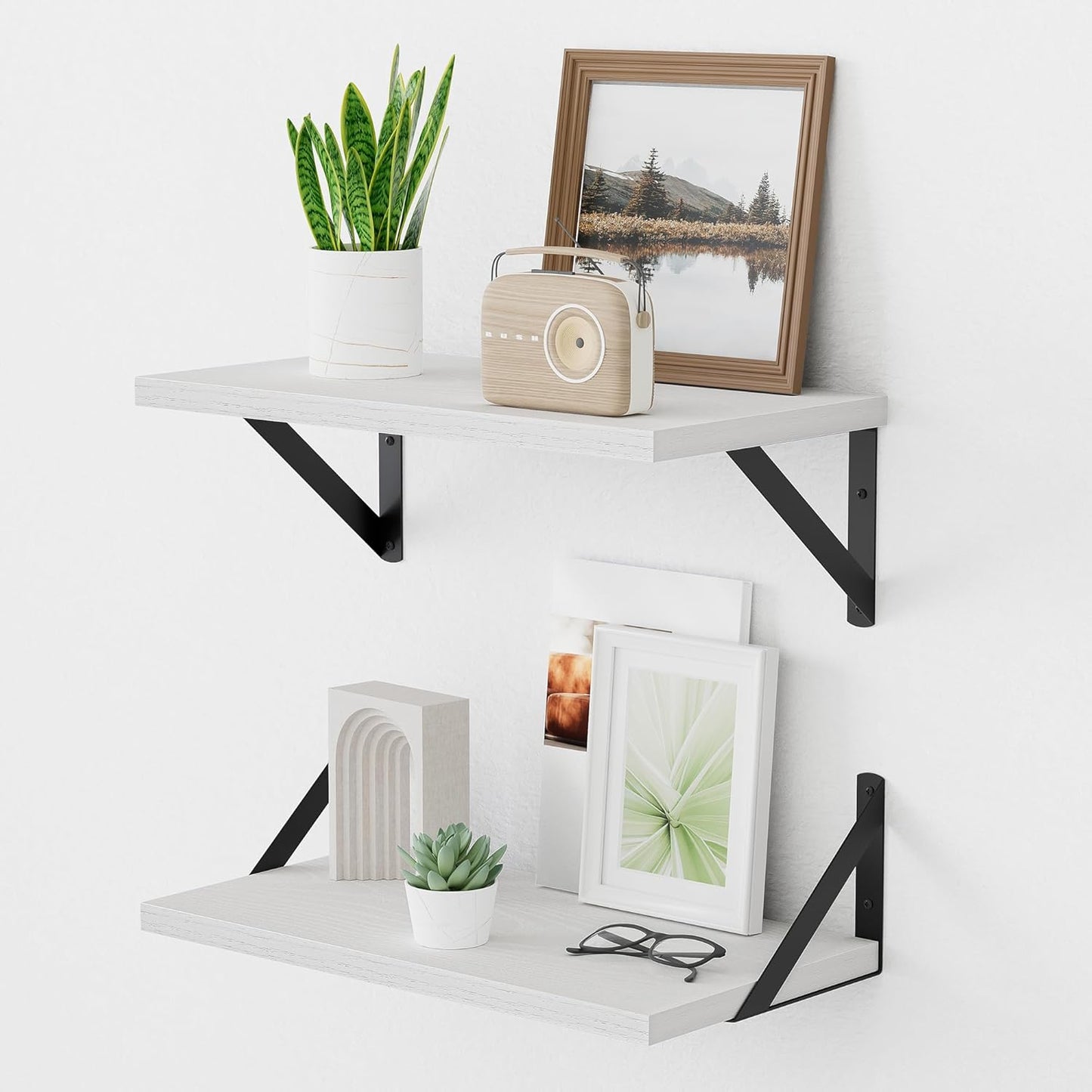 ShelfLoft 8 Inch Deep Floating Shelves for Wall