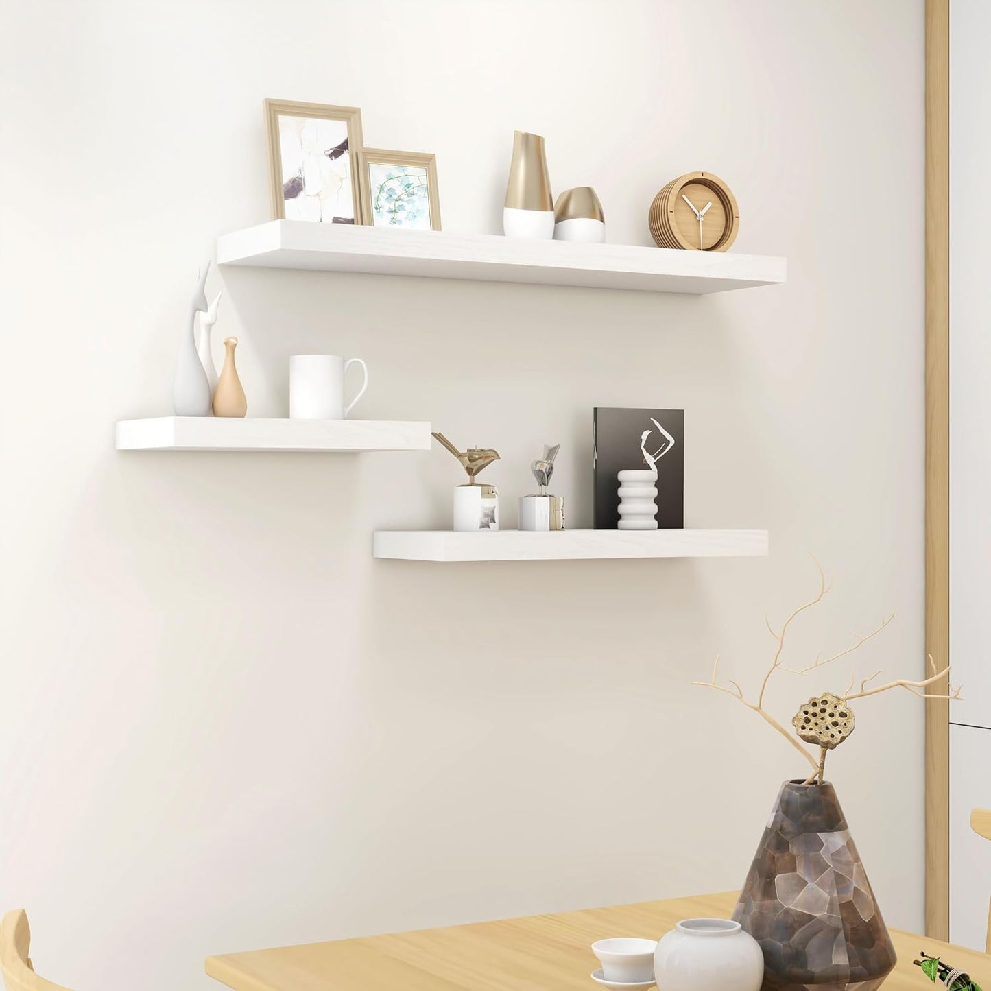 ShelfLoft 9 Inch Deep Wall Storage Floating Shelves