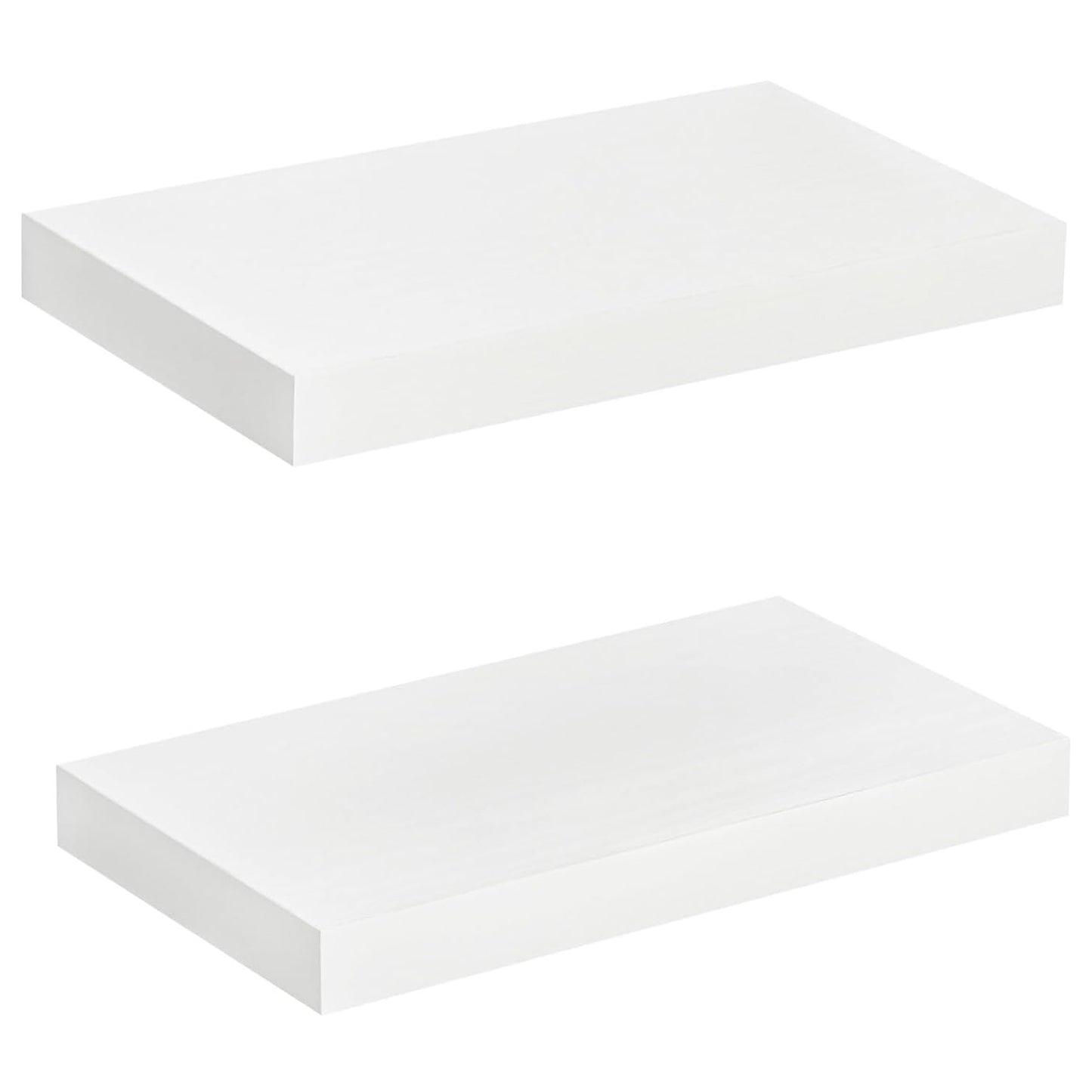 ShelfLoft 16" Wide x 9" Deep Wall Storage Floating Shelves, 2 Pack