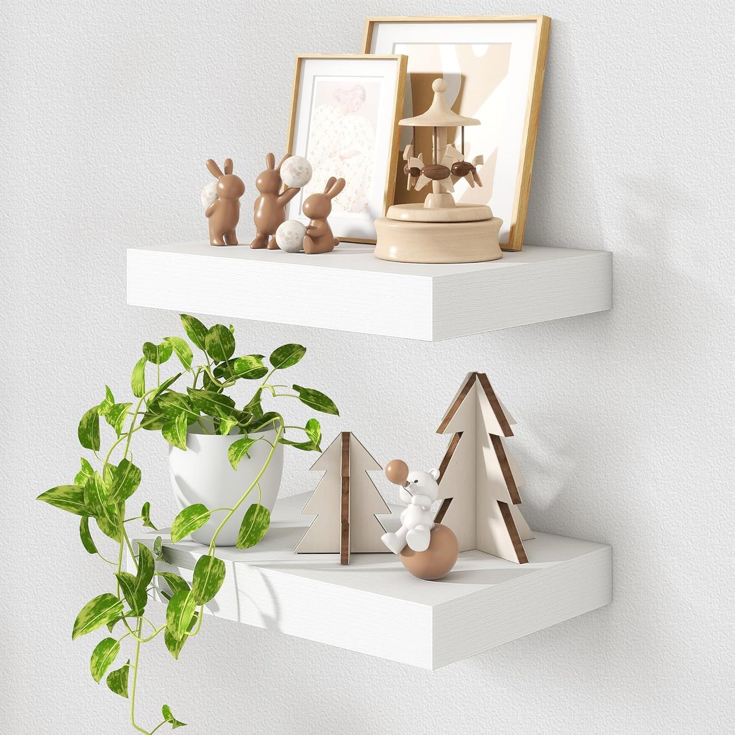 ShelfLoft 11.6 Inch Deep Floating Shelves for Wall Storage