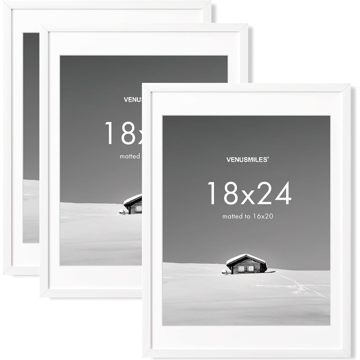 Shelfloft 10 Sizes Wall Hanging Picture Frame with Removable Mat