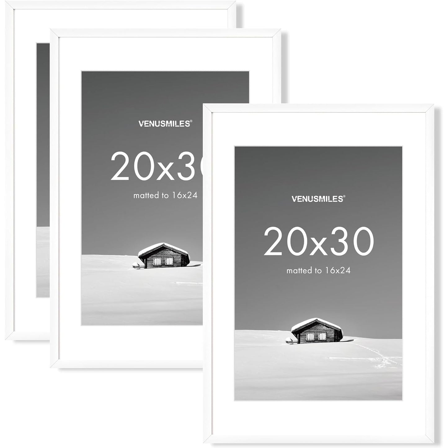 Shelfloft 10 Sizes Wall Hanging Picture Frame with Removable Mat