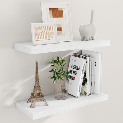 ShelfLoft 9.3 Inch Deep Floating Wall Shelves