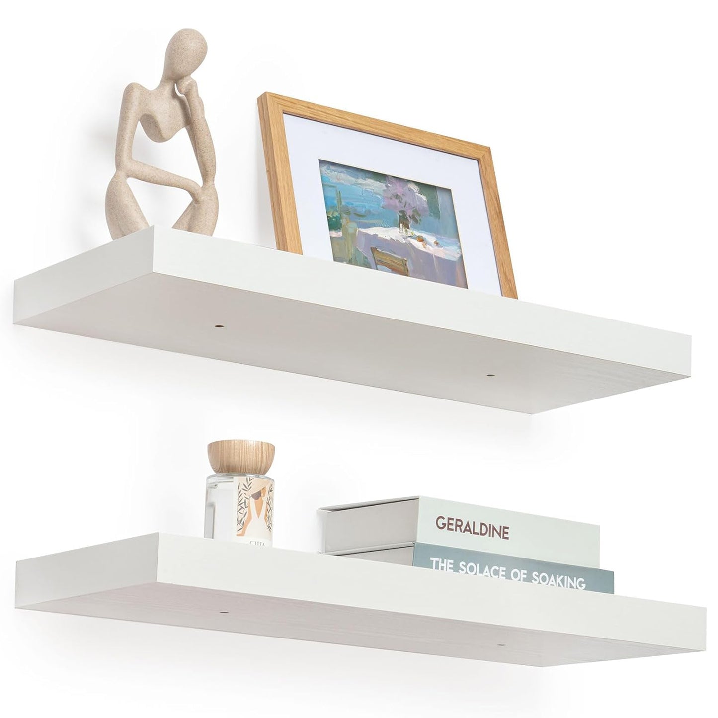 ShelfLoft 9 Inch Deep Wall Storage Floating Shelves