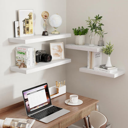 ShelfLoft 9.3 Inch Deep Floating Wall Shelves