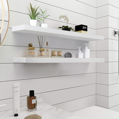 ShelfLoft 8 inch Deep Wall Storage Floating Shelves